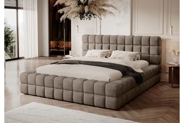 Dizzle Sängram 180x200 cm - Mörkbeige - Möbler - Säng - Säng med förvaring