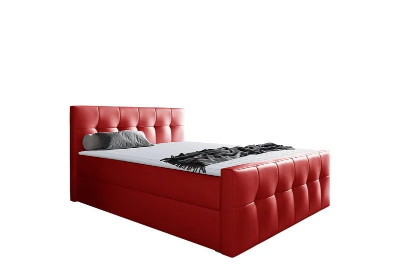 Doncaster Sängpaket Kontinentalsäng 120x200 cm, Röd