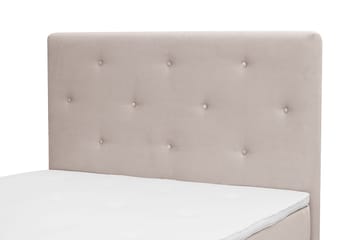 Dream Komplett Sängpaket 120x200 cm Assymetriska knappar - Beige - Möbler - Säng - Kontinentalsäng
