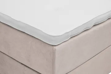 Dream Komplett Sängpaket 120x200 cm Assymetriska knappar - Beige - Möbler - Säng - Kontinentalsäng