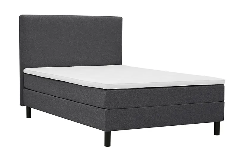 Dream Komplett Sängpaket 120x200 cm Slät Sänggavel - Mörkgrå - Möbler - Säng - Kontinentalsäng