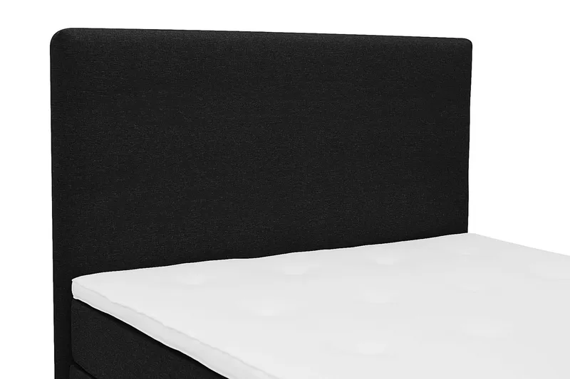 Dream Komplett Sängpaket 120x200 cm Slät Sänggavel - Svart - Möbler - Säng - Kontinentalsäng