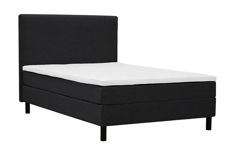 Dream Komplett Sängpaket 120x200 cm Slät Sänggavel - Svart - Möbler - Säng - Kontinentalsäng