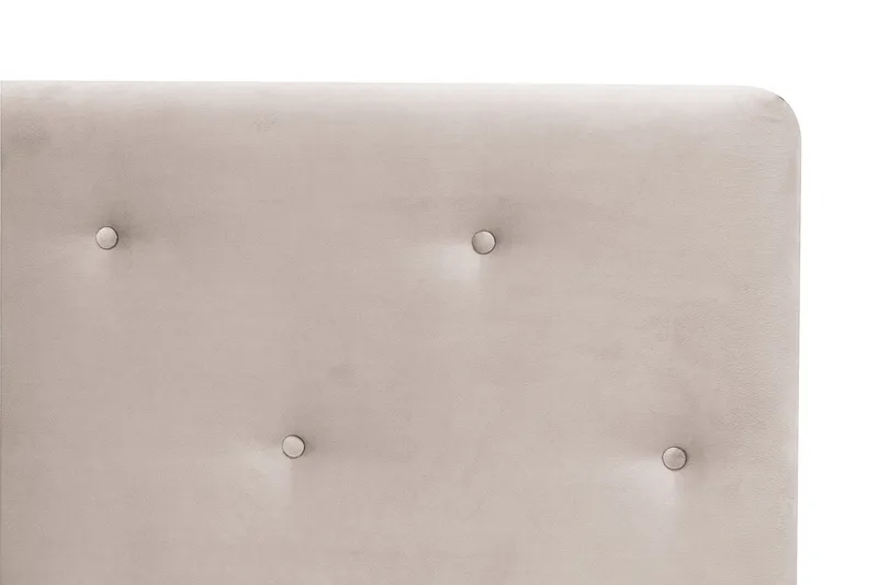 Dream Komplett Sängpaket 140x200 cm Assymetriska knappar - Beige - Möbler - Säng - Kontinentalsäng