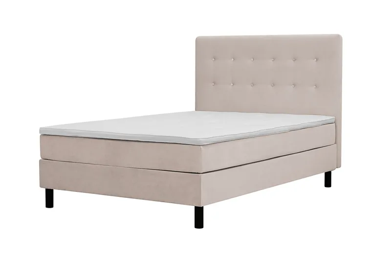 Dream Komplett Sängpaket 140x200 cm Knappar - Beige - Möbler - Säng - Kontinentalsäng