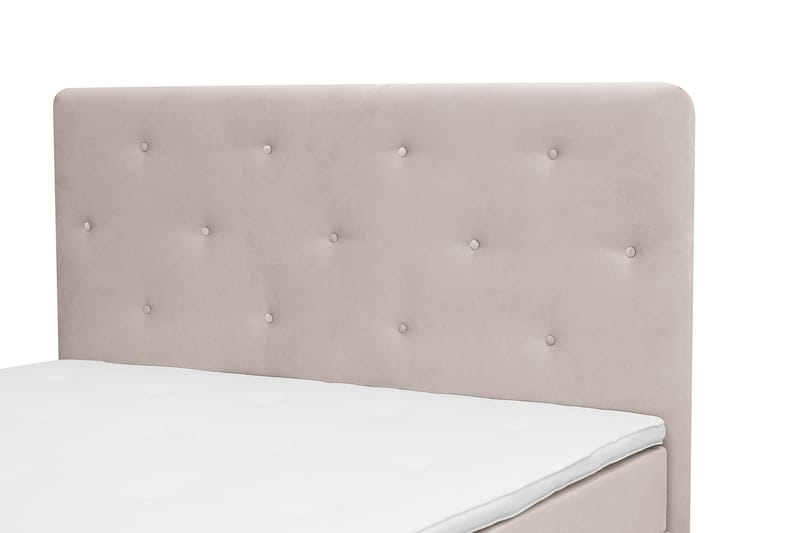 Dream Komplett Sängpaket 150x200 cm Assymetriska knappar - Beige - Möbler - Säng - Kontinentalsäng