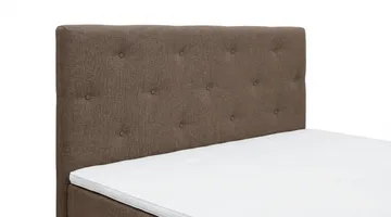 Dream Komplett Sängpaket 150x200 cm Assymetriska knappar - Brun - Möbler - Säng - Kontinentalsäng