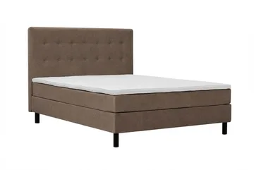Dream Komplett Sängpaket 150x200 cm Knappar - Brun - Möbler - Säng - Kontinentalsäng
