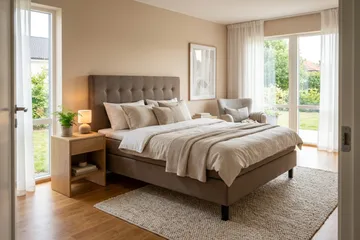 Dream Komplett Sängpaket 150x200 cm Knappar - Brun - Möbler - Säng - Kontinentalsäng