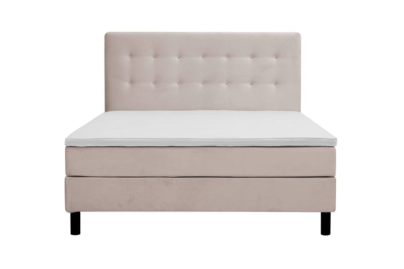 Dream Komplett Sängpaket 160x200 cm Knappar, Beige