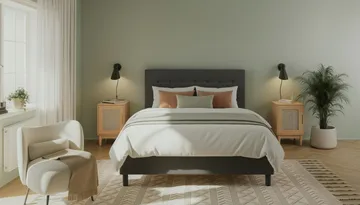 Dream Komplett Sängpaket 160x200 Sawana 05 - Mörkgrå - Möbler - Säng - Kontinentalsäng