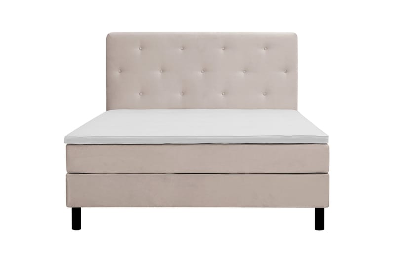 Dream Komplett Sängpaket 180x200 cm Assymetriska knappar, Beige