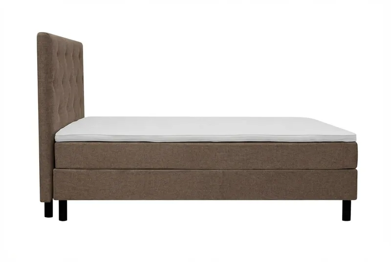 Dream Komplett Sängpaket 180x200 cm Assymetriska knappar - Brun - Möbler - Säng - Komplett sängpaket