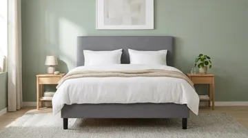 Dream Komplett Sängpaket 180x200 cm Slät Sänggavel - Grå - Möbler - Säng - Enkelsäng