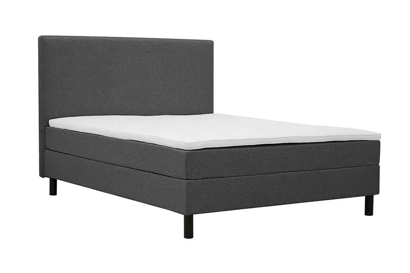 Dream Komplett Sängpaket 180x200 cm Slät Sänggavel - Mörkgrå - Möbler - Säng - Kontinentalsäng