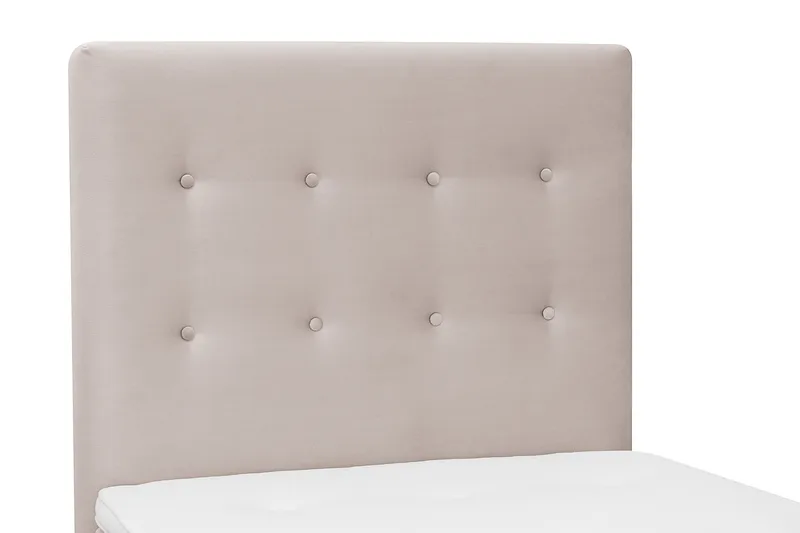 Dream Komplett S ängpaket 90x200 cm Knappar - Beige - Möbler - Säng - Dubbelsäng