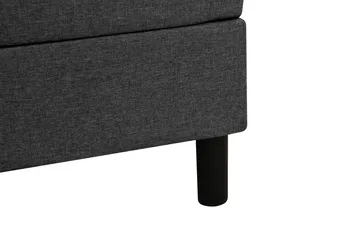 Dream Komplett Sängpaket 90x200 cm Knappar - Mörkgrå - Möbler - Säng - Kontinentalsäng
