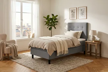 Dream Kontinentalsäng 90x200 cm - Grå - Möbler - Säng - Dubbelsäng