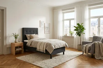 Dream Kontinentalsäng 90x200 cm - Svart - Möbler - Säng - Komplett sängpaket