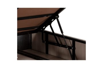 Dubbel Sängram & Sänggavel Argentu Grey - 150 x 200 x 38 cm - Möbler - Säng - Ramsäng