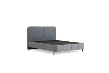 Dubbel Sängram & Sänggavel Harlee Grå - 180 x 38 x 210 cm - Möbler - Säng - Sängram & sängstomme