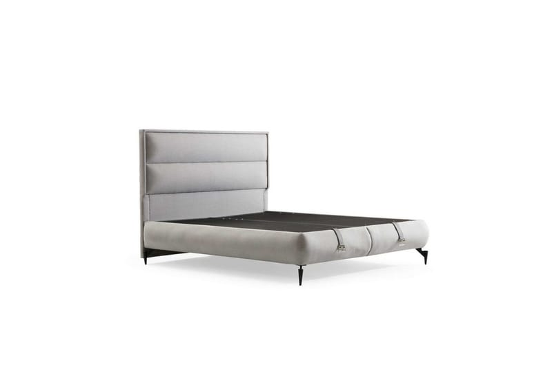 Dubbel Sängram & Sänggavel Mashli Grå, 120 x 41 x 200 cm