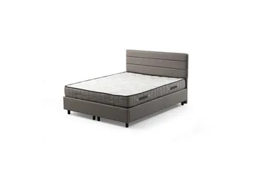 Dubbel Sängram & Sänggavel Sonyi Ljusgrå - 140 x 110 x 200 cm - Möbler - Säng - Sängram & sängstomme