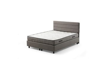 Dubbel Sängram & Sänggavel Sonyi Ljusgrå - 150 x 110 x 200 cm - Möbler - Säng - Sängram & sängstomme