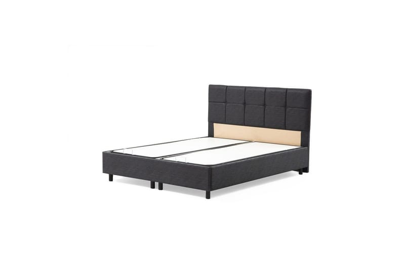 Dubbel Sängram & Sänggavel Sudalmuni antracit - 160 x 110 x 200 cm - Möbler - Säng - Sängram & sängstomme