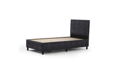 Dubbel Sängram & Sänggavel Pilode Antracit - 160 x 107 x 204 cm - Möbler - Säng - Sängram & sängstomme