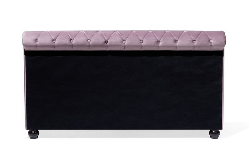 Dubbelsäng Avallon 160|200 cm - Rosa - Sängram & sängstomme