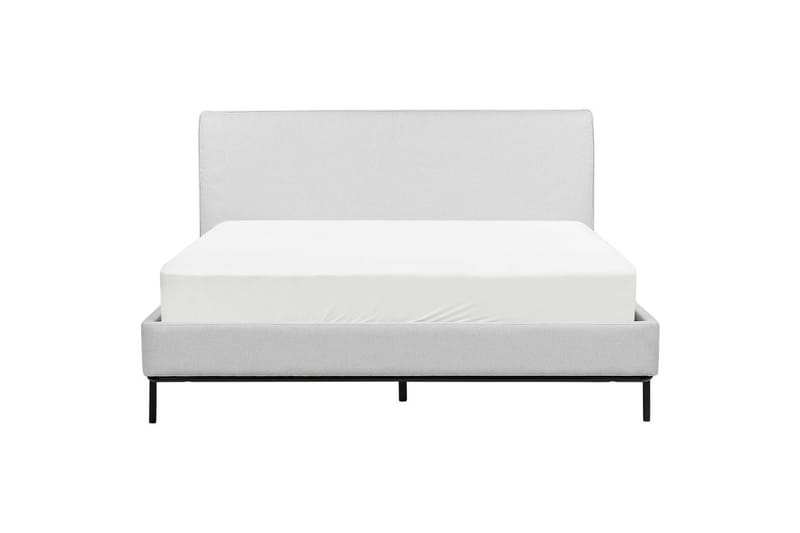 Dubbelsäng Corio med lamellram Grå-Svart, 160x200 cm - Grå-Svart, 160x200 cm - Möbler - Säng - Ramsäng