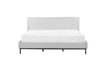 Dubbelsäng Corio med lamellram Grå-Svart, 180x200 cm - Grå-Svart, 180x200 cm - Möbler - Säng - Ramsäng