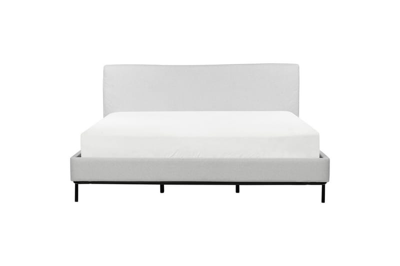 Dubbelsäng Corio med lamellram Grå-Svart, 180x200 cm - Grå-Svart, 180x200 cm - Möbler - Säng - Ramsäng