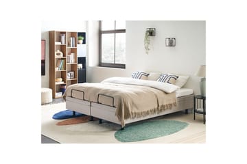 Dubbelsäng Duke Beige-Svart - Beige-Svart - Möbler - Säng - Sängram & sängstomme
