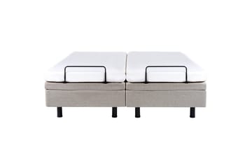 Dubbelsäng Duke Beige-Svart - Beige-Svart - Möbler - Säng - Sängram & sängstomme