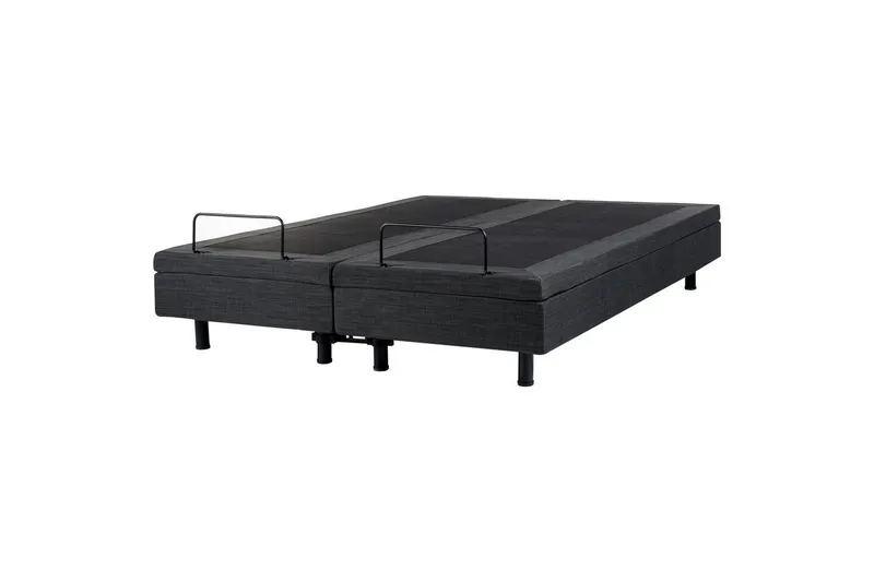 Dubbelsäng Duke Grå-Svart - Grå-Svart - Möbler - Säng - Ställbar säng
