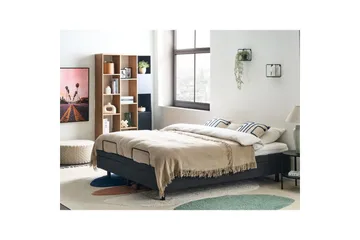 Dubbelsäng Duke Grå-Svart - Grå-Svart - Möbler - Säng - Ställbar säng