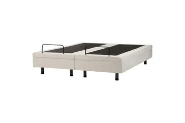 Dubbelsäng Duke II Beige-Svart, 160x200 cm - Beige-Svart, 160x200 cm - Möbler - Säng - Ställbar säng