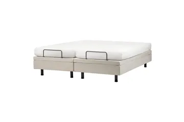 Dubbelsäng Duke II Beige-Svart, 180x200 cm - Beige-Svart, 180x200 cm - Möbler - Säng - Ställbar säng