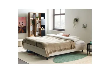 Dubbelsäng Duke II Beige-Svart, 180x200 cm - Beige-Svart, 180x200 cm - Möbler - Säng - Ställbar säng