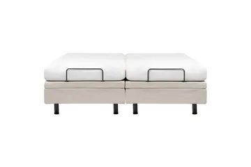Dubbelsäng Duke II Beige-Svart, 180x200 cm - Beige-Svart, 180x200 cm - Möbler - Säng - Ställbar säng