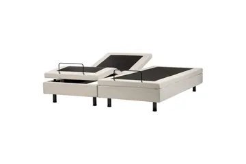 Dubbelsäng Duke II Beige-Svart, 180x200 cm - Beige-Svart, 180x200 cm - Möbler - Säng - Ställbar säng
