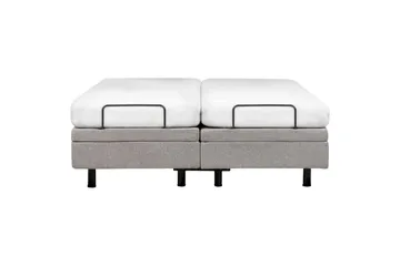 Dubbelsäng Duke II Grå-Svart, 160x200 cm - Grå-Svart, 160x200 cm - Möbler - Säng - Ställbar säng