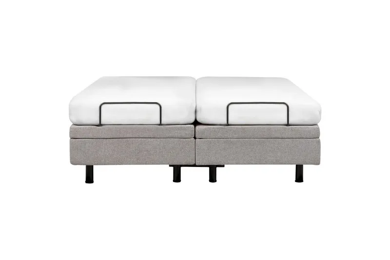 Dubbelsäng Duke II Grå-Svart, 160x200 cm - Grå-Svart, 160x200 cm - Möbler - Säng - Ställbar säng