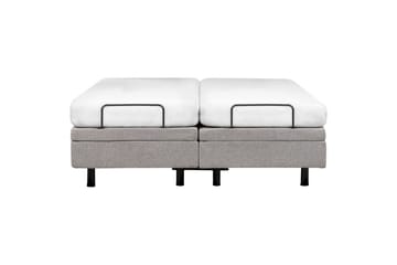 Dubbelsäng Duke II Grå-Svart, 160x200 cm - Grå-Svart, 160x200 cm - Möbler - Säng - Ställbar säng