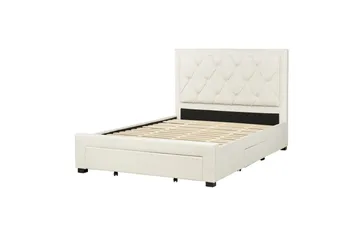 Dubbelsäng Lievin med förvaring 140x200 cm - 140x200 cm - Möbler - Säng - Säng med förvaring