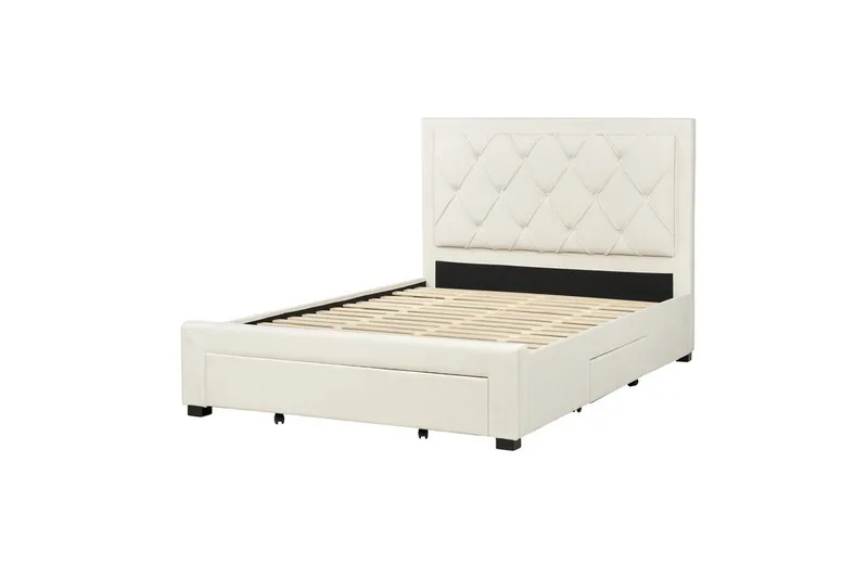 Dubbelsäng Lievin med förvaring 140x200 cm - 140x200 cm - Möbler - Säng - Säng med förvaring