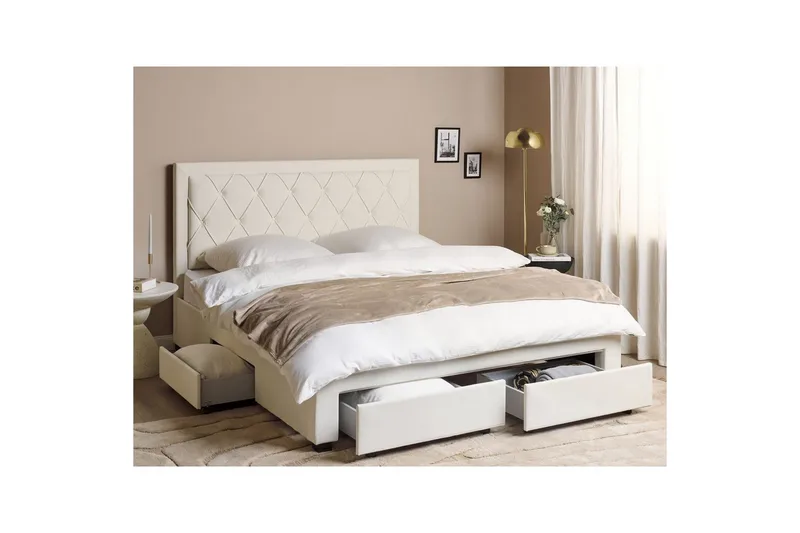 Dubbelsäng Lievin med förvaring 180x200 cm - 180x200 cm - Möbler - Säng - Säng med förvaring