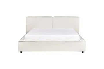 Dubbelsäng Linards med lamellram Vit, 160x200 cm - Vit, 160x200 cm - Möbler - Säng - Sängram & sängstomme